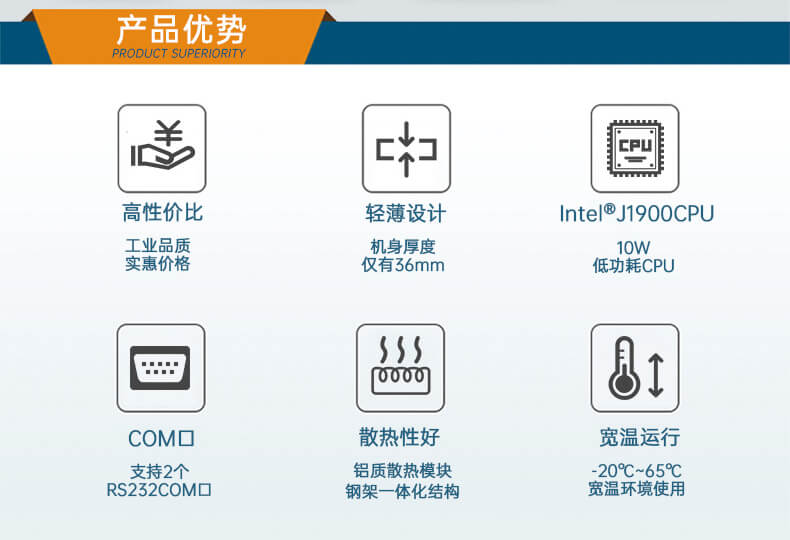 三亿无风扇工控机