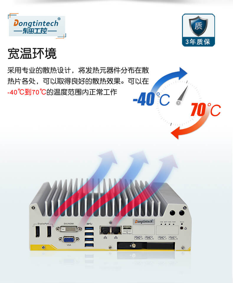 车载工控电脑,三亿无风扇工控机
