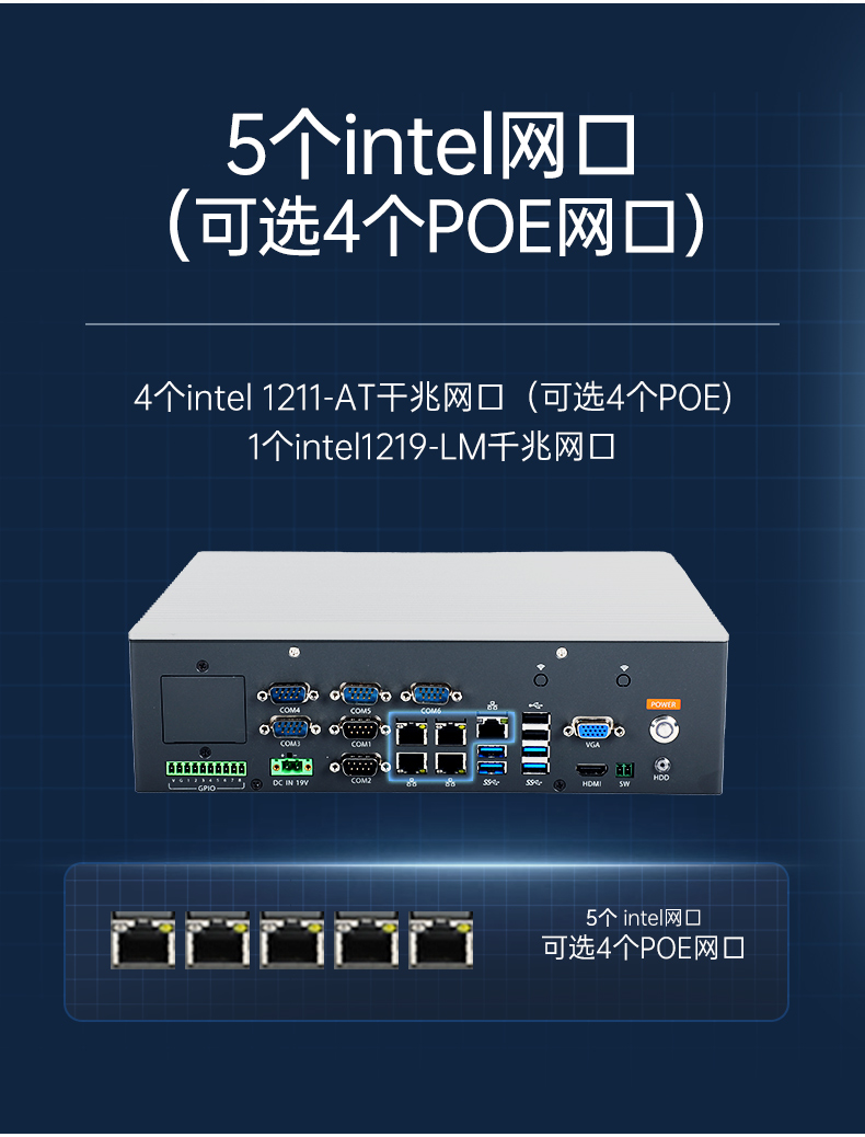 三亿嵌入式工控机,5网口6串口工业电脑,DTB-3065-H110.jpg