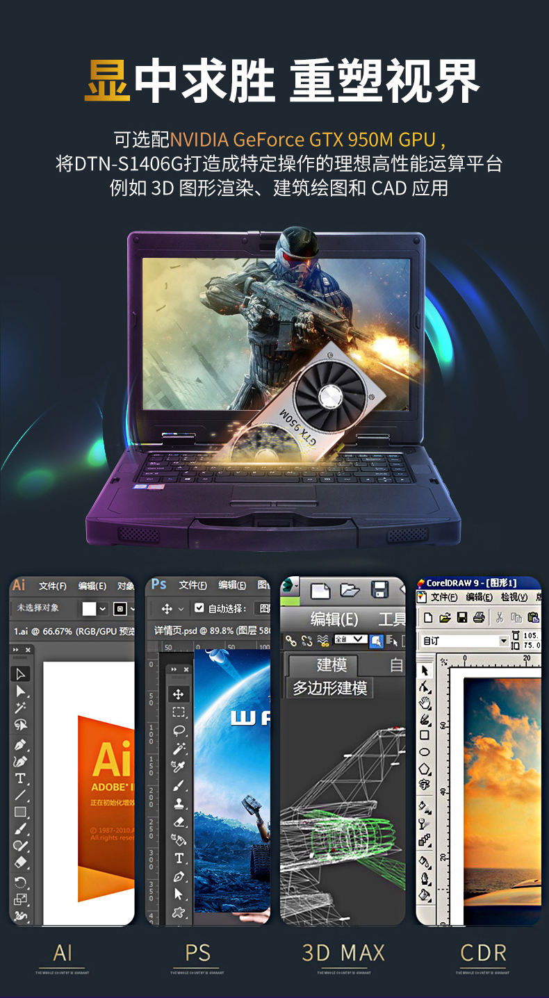 三亿14英寸加固型笔记本,工业三防笔记本,DT-S1406G.jpg