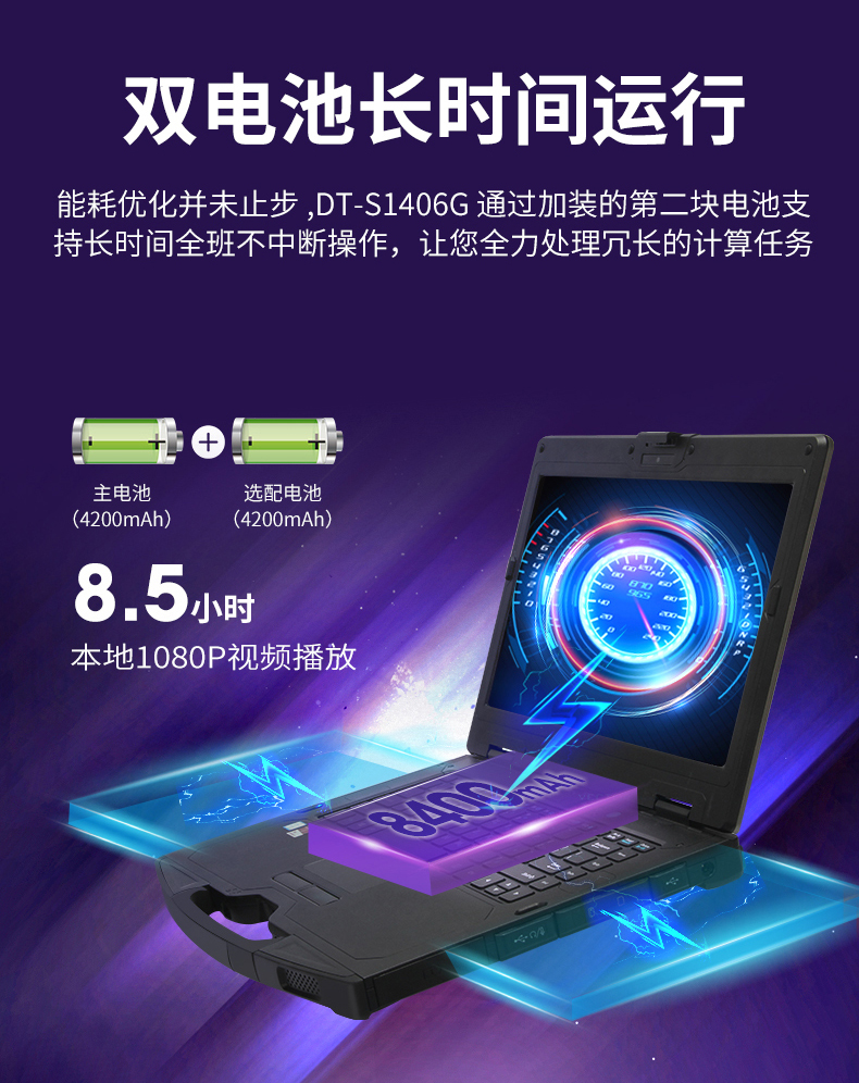 三亿14英寸加固型笔记本,工业三防笔记本,DT-S1406G.jpg