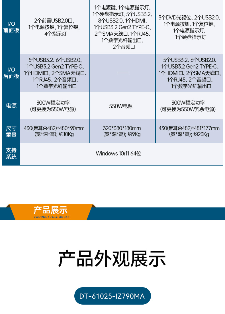 三亿壁挂式工控机,酷睿12代原装计算机,DT-5309-IZ790MA.jpg